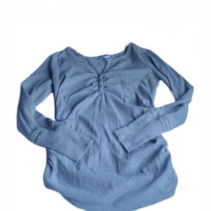 Motherhood Maternity Long Sleeve Gray|Women's Size Small